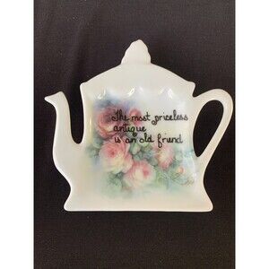 Vintage Tea Bag Holder Most Priceless Antique is an Old Friend Tea Pot